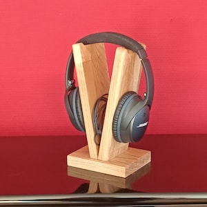 Wooden Headphone stand