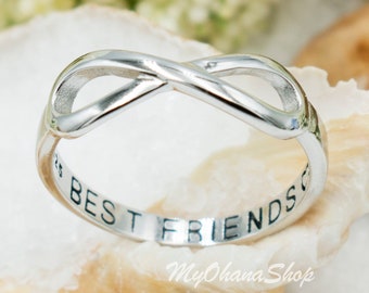 4mm Twin One Twin Two Sister Sterling Silver Ring sold - Etsy