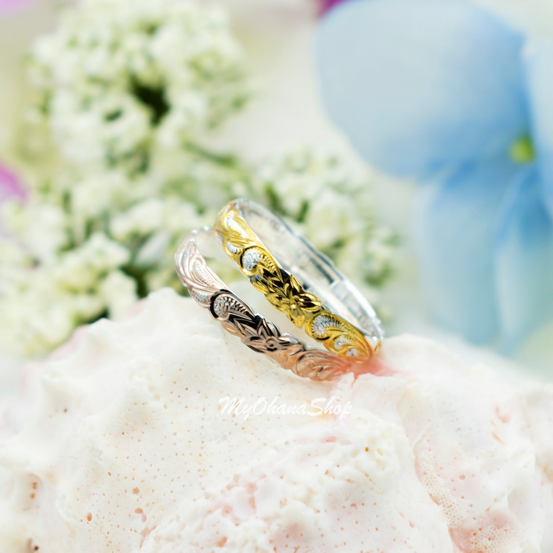 HawaiianJewelry 14k ア*ラ様 【VINTAGE 】HAWAIIAN JEWELRY バングル