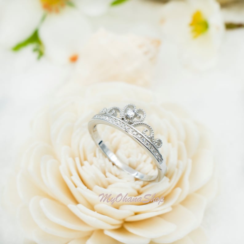 Pageant Crown Rings 925 Sterling Silver Princess, Queen Crown Ring for Girls, Women. Beauty ...