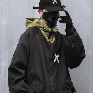 Giacca da arrampicata industriale nera HiJ14