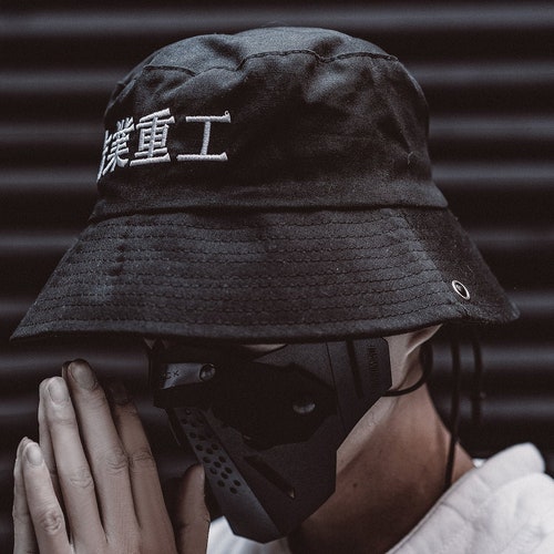 Japanese Streetwear Embroidery Fisherman Bucket Hats Men - Etsy Japanese Streetwear Embroidery Fisherman Bucket Hats Men - Etsy