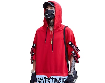 hoodie with design on sleeves