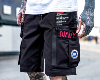 mens urban jean shorts