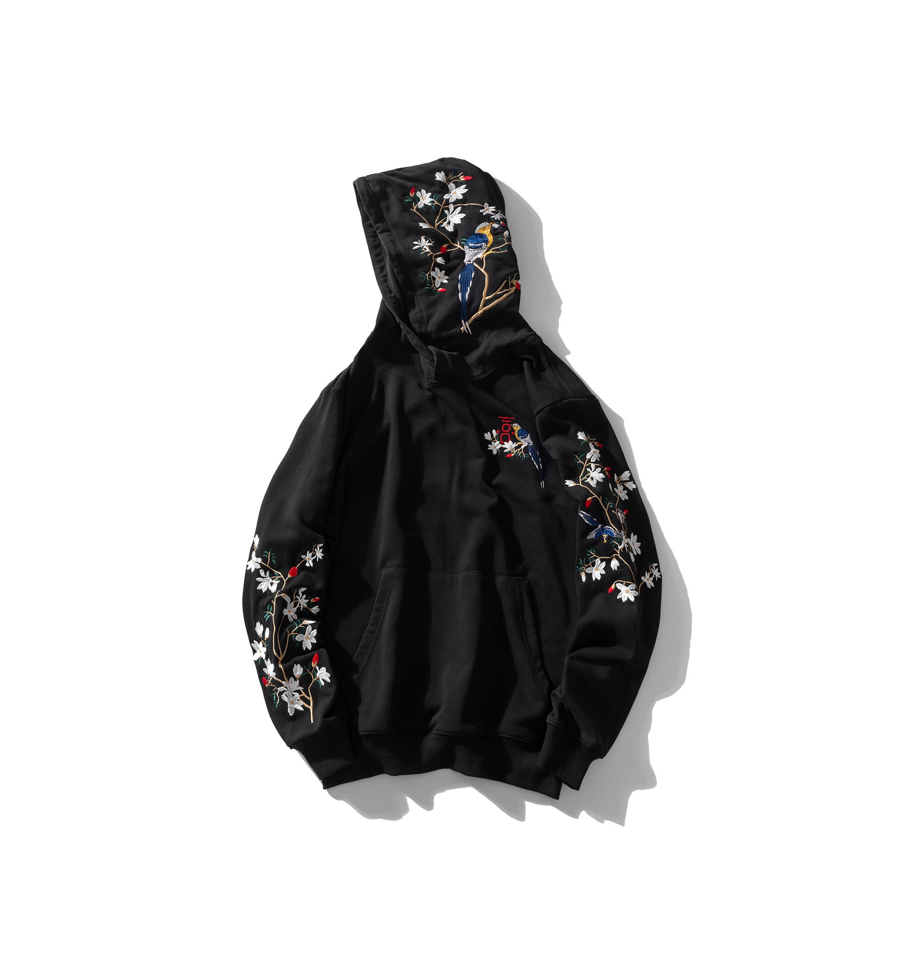 japanese embroidered hoodie