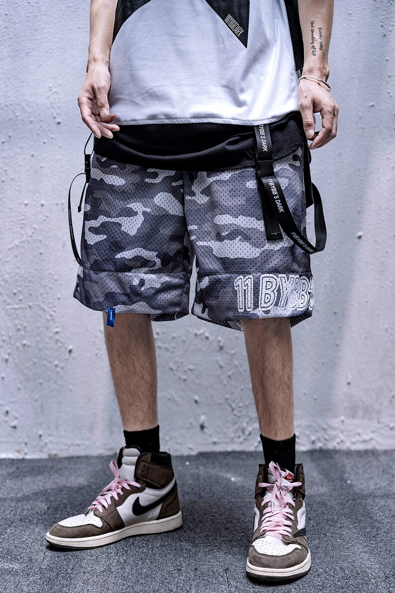 Shorts de basketball streetwear réversible sports urbains Etsy