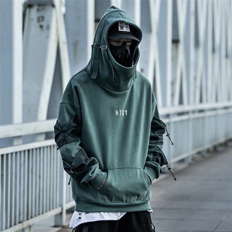 cap with hoodie