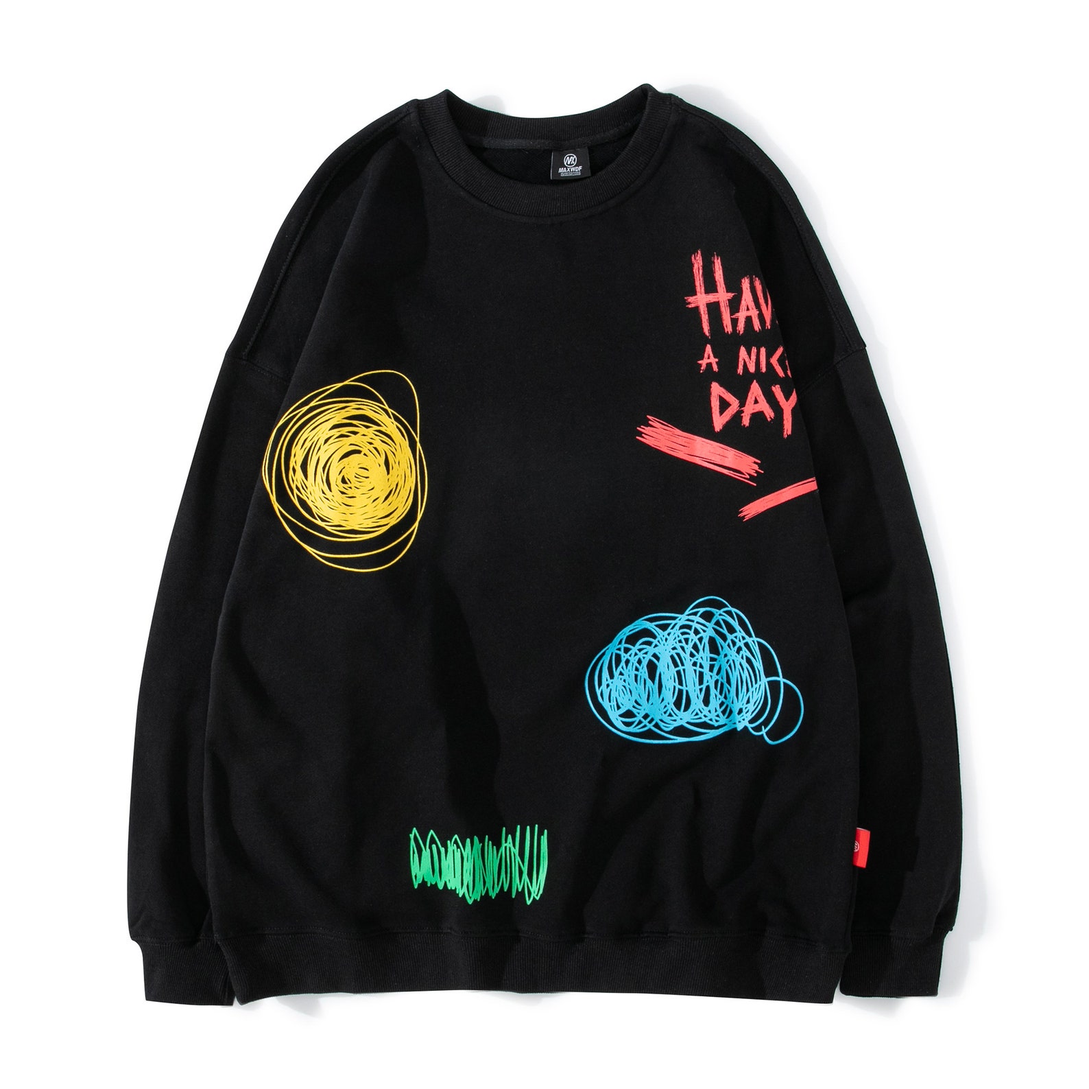 Streetwear Crewneck Sweatshirts Urban Young Artist Doodle - Etsy