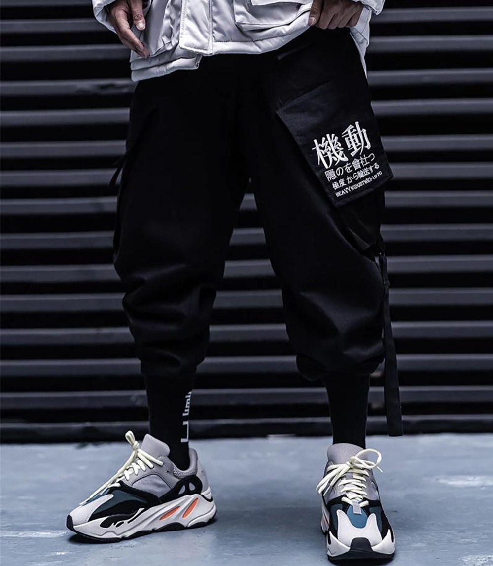 Cyberpunk Techwear Pants for Men Japanese Streetwear Tech | Etsy