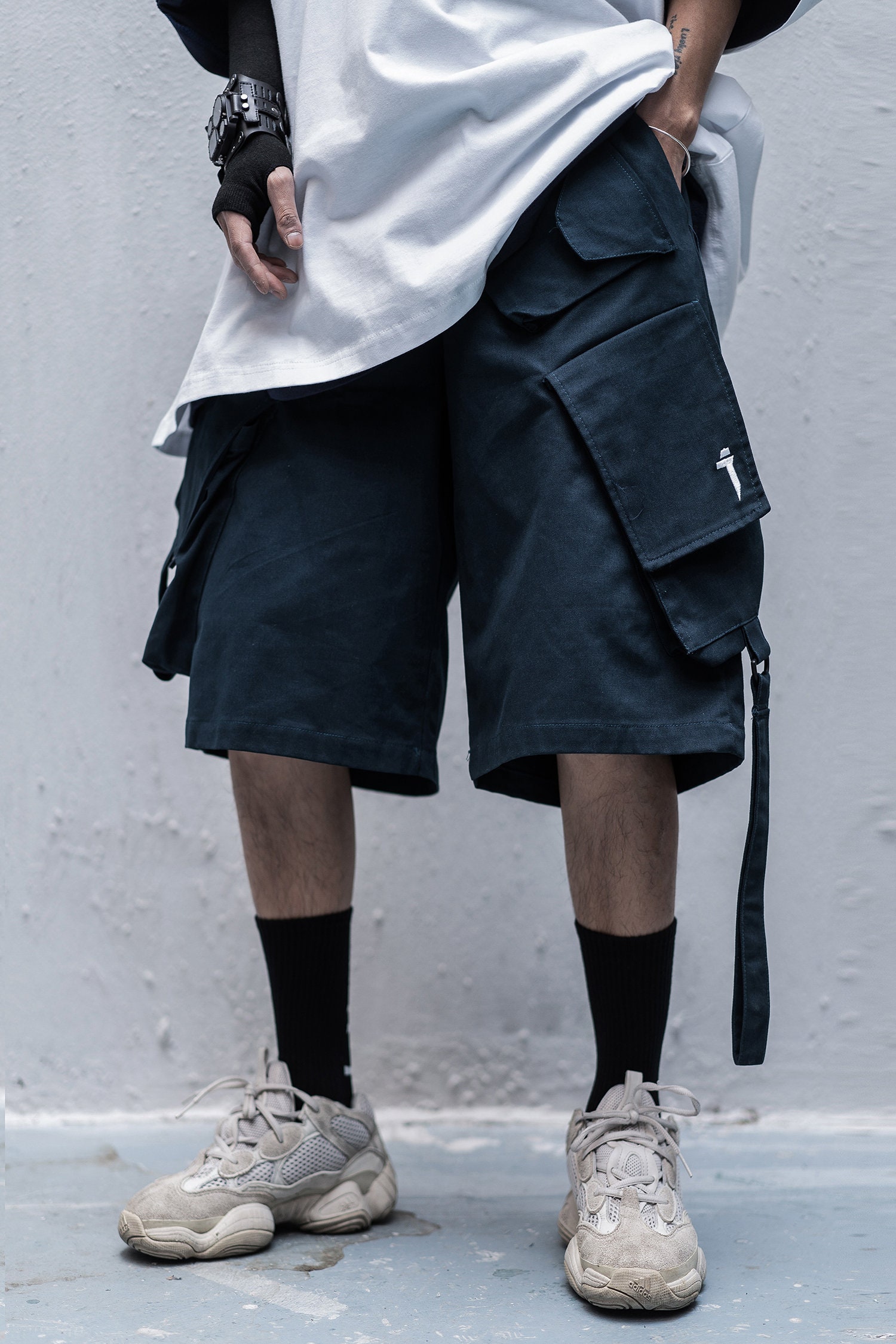 Niepce Inc Japanese Techwear Streetwear Cargo Shorts for Men | Etsy