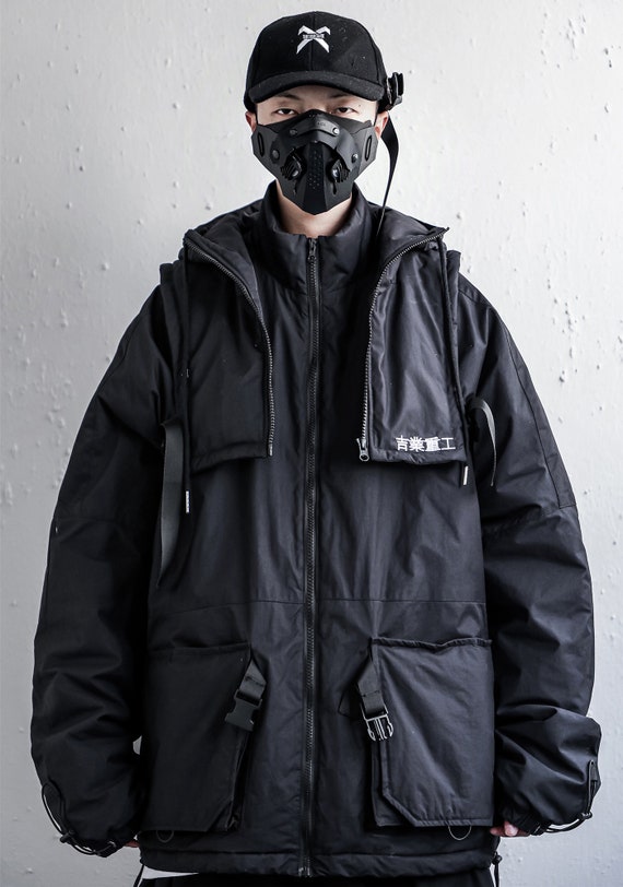 Black Jacket Winter Puffer Coat 