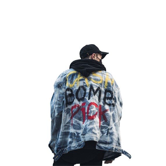 denim jacket streetwear