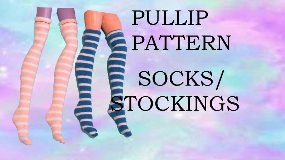 Pullip Pattern Pullip PDF Pattern & Video Tutorial Socks and Stockings - Etsy Australia