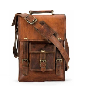 Sac à bandoulière en cuir fait main personnalisé pour homme et femme, sac à main en bandoulière pour femme, support pour téléphone portable et tablette, cadeau pour lui/elle
