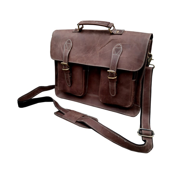 rustic messenger bag