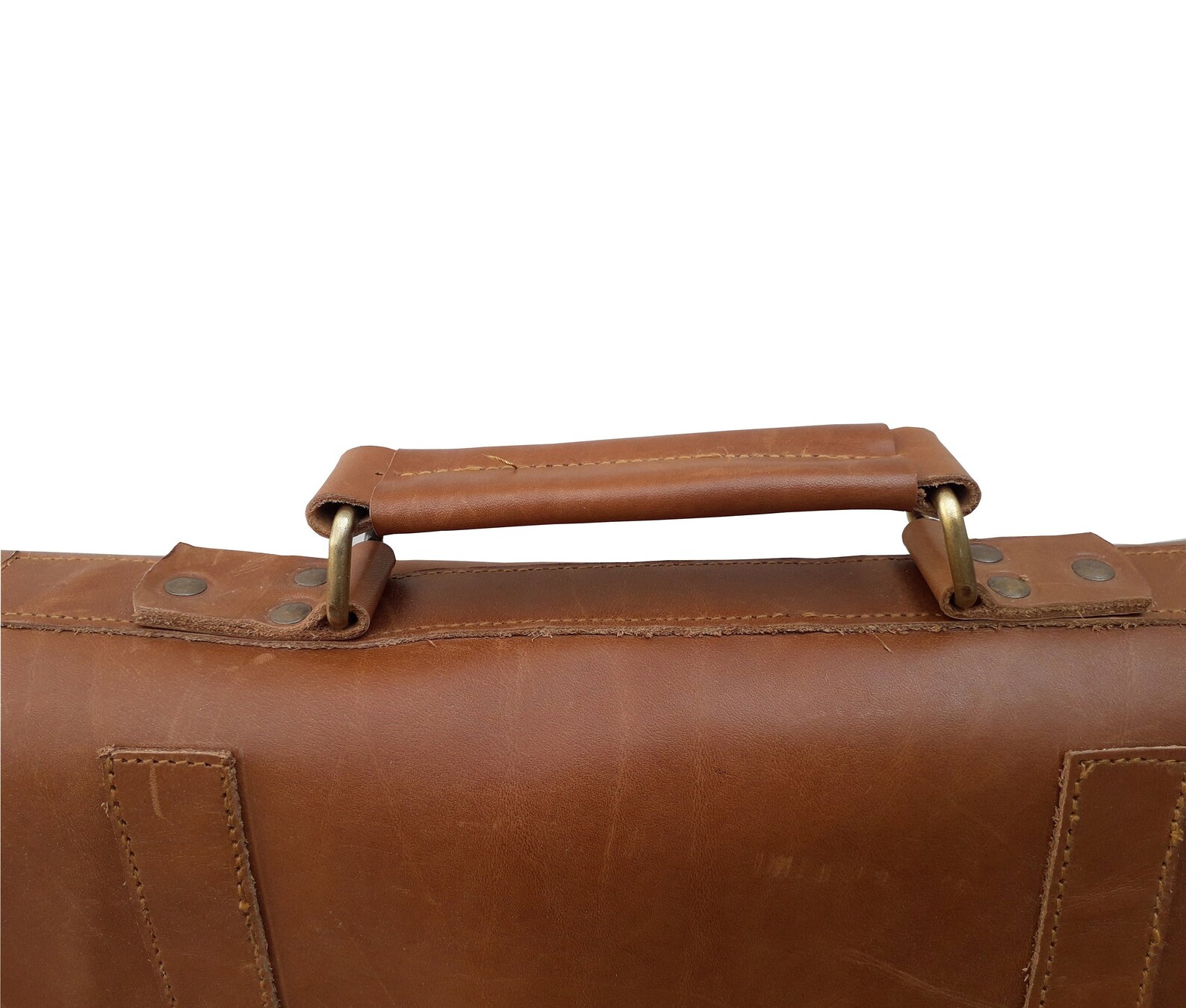 Custom Calgary Men's Leather Messenger Bag Leather Etsy