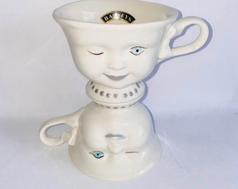 Vintage 1996 Unique Candle Helen Hunt Baileys Irish Cream Teacup