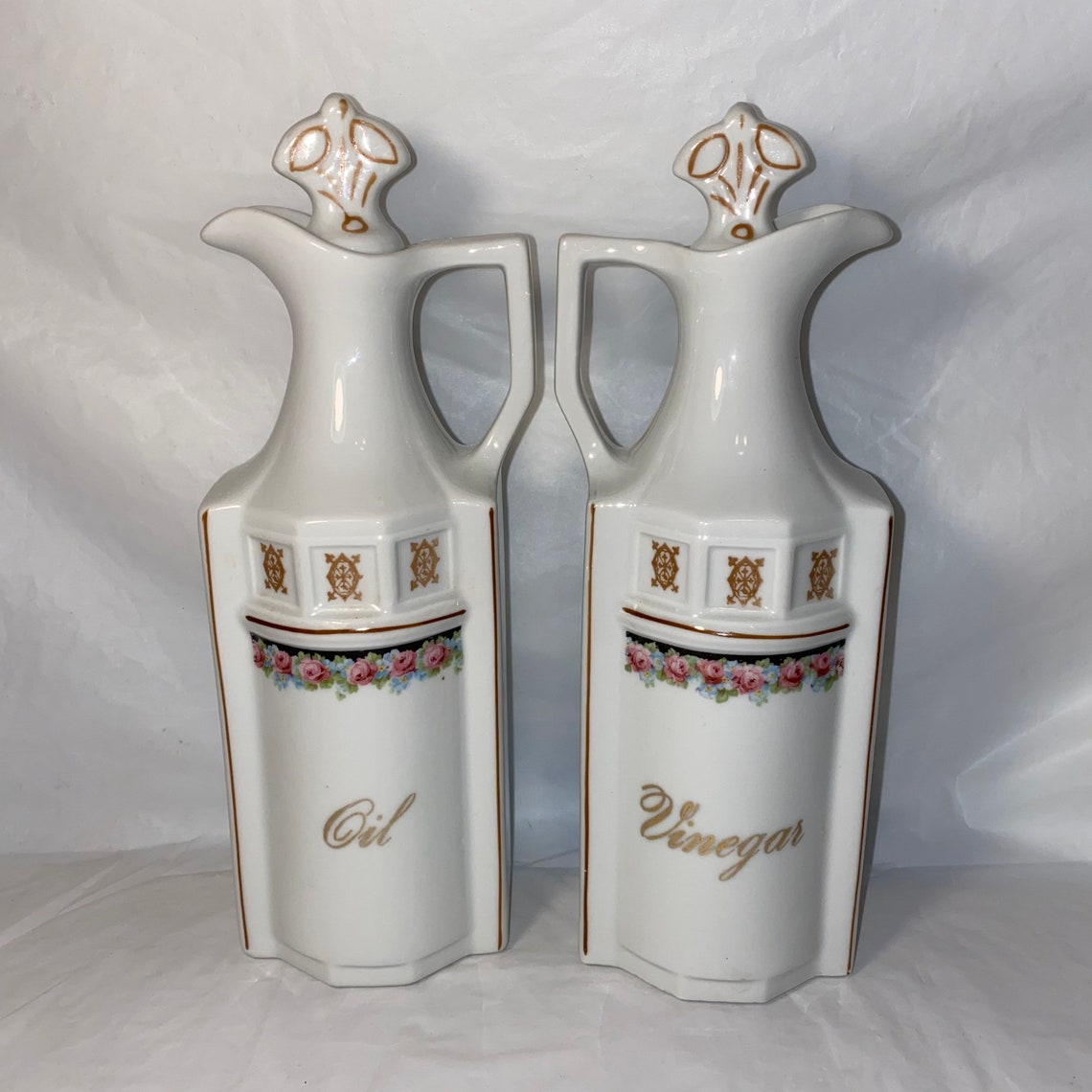 Vintage German Porcelain canister set Etsy