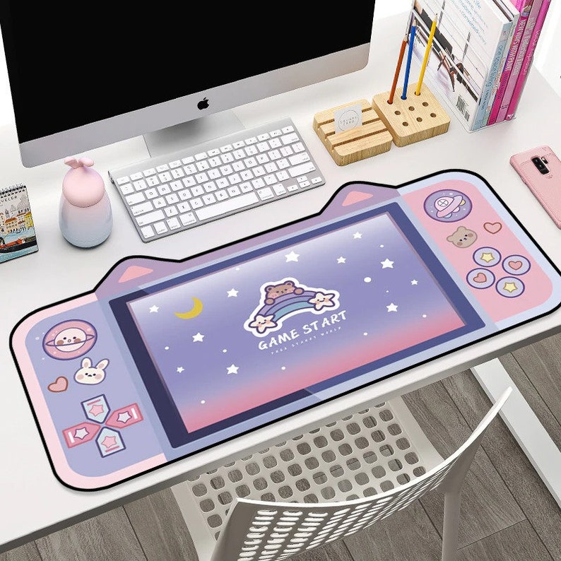 Gaming Mouse Pad Cute Large Mouse Pad for a Gaming Desk Etsy Canada
