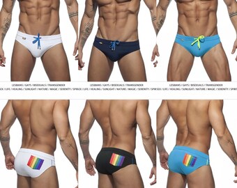 PRINT Gay Muscle Man LGBT interest Gay Men Original artwork Speedo Male Nude Swimmer