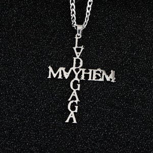 Mayhem Cross Necklace | Lady Gaga Mayhem Abracadabra Garden of