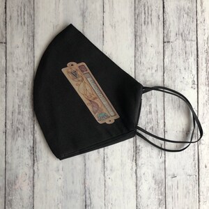 Adult Face Mask| BLACK | Christian Religious