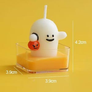 Ghost Candles | Halloween Ghosts | Spooky Candles | Autumn Candles | Autumn Decoration | Fall | Halloween Candles | soy wax