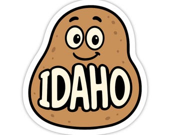 Idaho Potato Sticker
