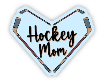 Hockey Mom Sticker: Waterproof Vinyl Decal