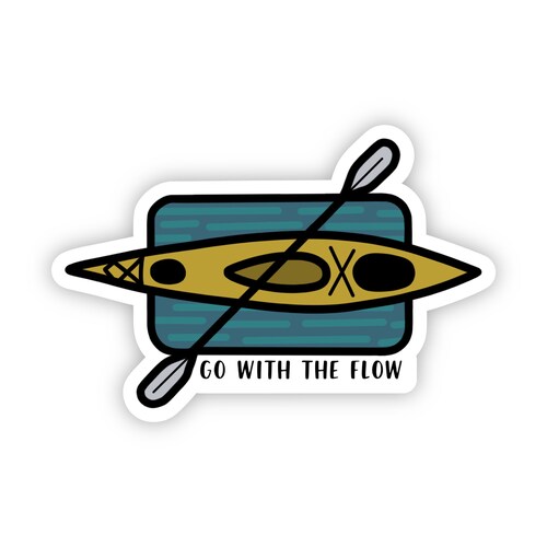 Kayak Sticker Etsy