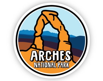 Arches National Park Sticker | Utah Sticker | Desert