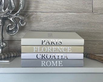 Coffee Table Book Set | Coffee Table Decor | Book Decor | Decorative Books | Modern Book Decor | Modern Books | Book Set Decor
