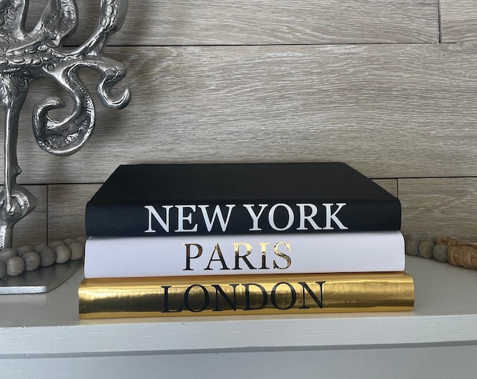 Coffee Table Book Set Coffee Table Decor Book Decor Etsy