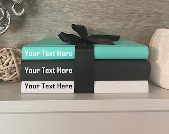 Coffee Table Book Set of 3 | Coffee Table Decor | Book Decor | Decor Books | Modern Book Decor | Modern Books | Personalized Book Set Decor