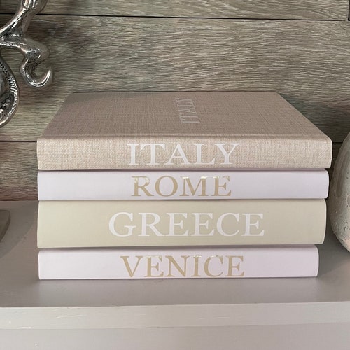 Decorative Book Setdesigner Bookshome Decorcoffee Table Etsy