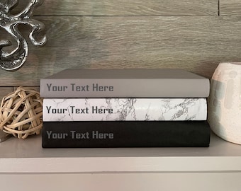 Coffee Table Book Set of 3 | Coffee Table Decor | Book Decor | Decor Books | Modern Book Decor | Modern Books | Personalized Book Set Decor