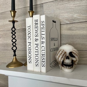 Halloween Book Stack | Halloween Decor | Halloween Book Bundles | Halloween Books | Halloween Items | Handmade Books