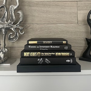 Tiered Set Books | Customizable Book Stack | Fashion Books | Glam Decor Books | Coffee Book Set | Luxurious Book Stack | Personalized Books