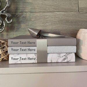 Coffee Table Book Set of 3 | Coffee Table Decor | Book Decor | Decor Books | Modern Book Decor | Modern Books | Personalized Book Set Decor