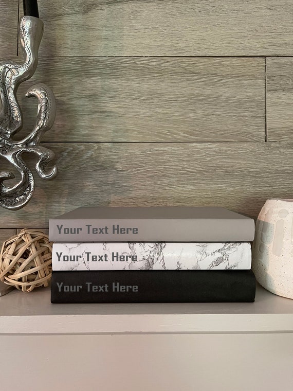 Coffee Table Book Set of 3 Coffee Table Decor Book Decor Etsy