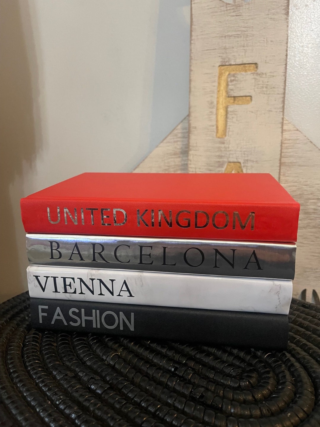 Coffee Table Book Set Coffee Table Decor Book Decor Decorative Books