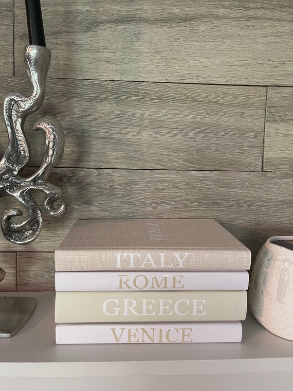 Decorative Books for Home Decor 3 Pieces Decorative Book for Home Decor, Set of 3 Hardcover Modern Decorative Book Stack,Fashion Design Book Stack