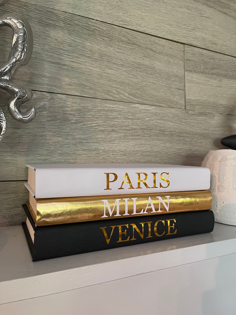 Coffee Table Book Set Coffee Table Decor Book Decor Etsy