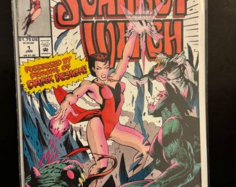 Scarlet Witch #1 Avengers MCU Comic Book 90s First own title Marvel Comic Book MCU Wandavision Vision