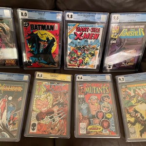 Sorteo de premios de losa de cómics misteriosos de CGC, Marvel, DC Comics, Image Comics, número clave, coleccionistas