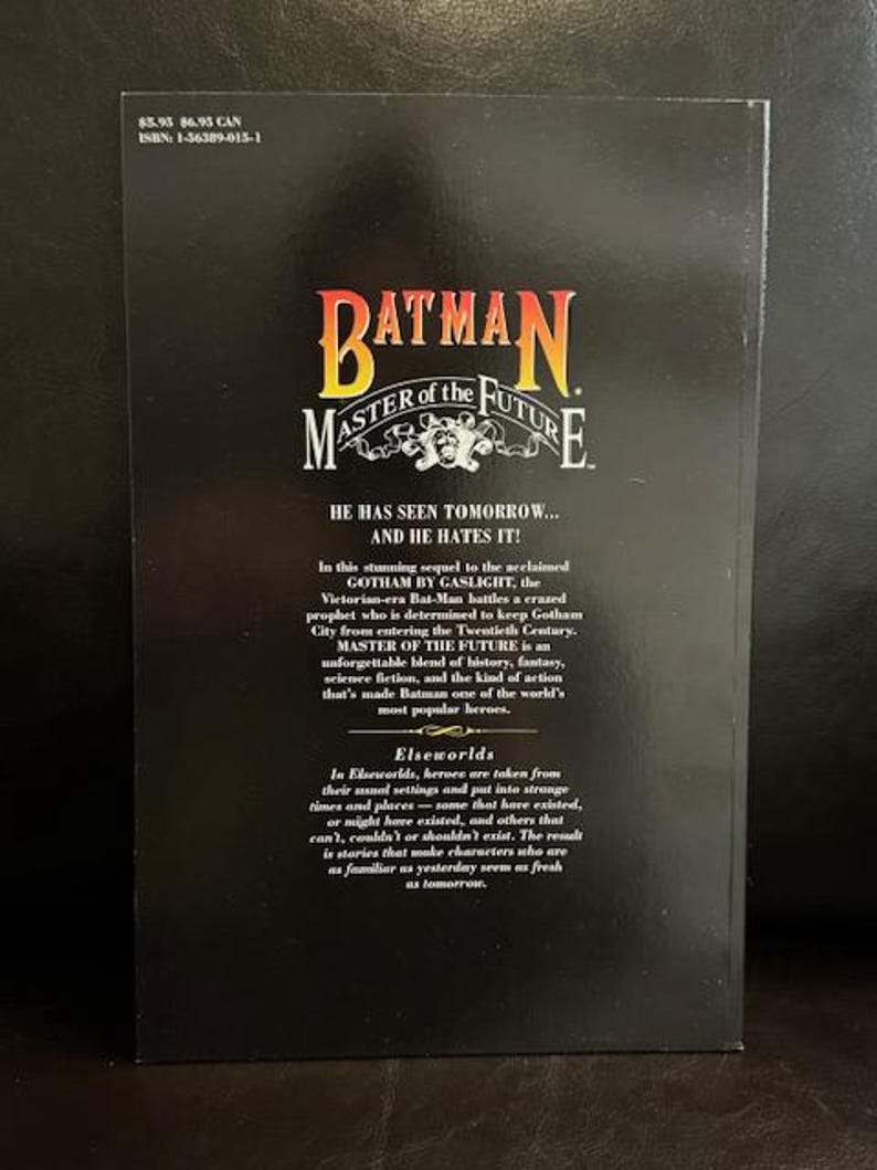 Batman Scar of the Bat Elseworlds DC Comic Graphic Novel Prestige ...