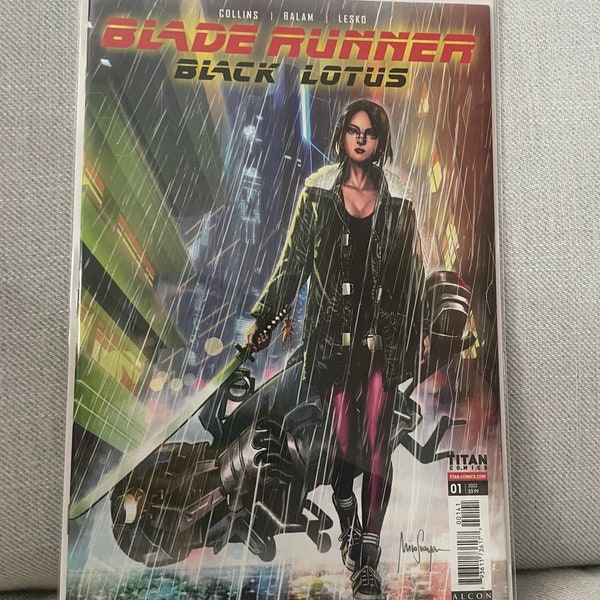 Blade Runner Black Lotus #1 D Mico Suayan Variant 1st Print Near Mint Titan Comic Book Anime