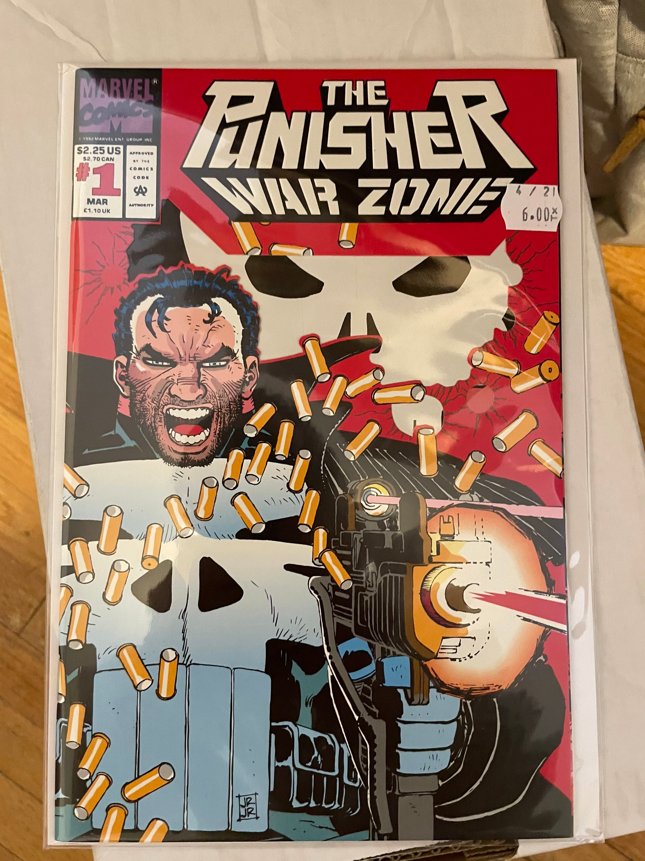 The Punisher War Zone 64 Page Annual Vol. 1 No. 1 1993 Marvel -  Israel