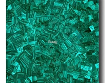 Plateau de table carré tendance en malachite | Plateau pour table à manger | Dessus de table basse | Dessus de table de comptoir (personnalisable)