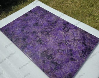 Amethyst Table Top | Dining Table Top | Living Room Table Top | Coffee Table Top (Customisable)